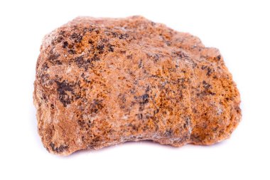 Makro mineral taş hemimorphite beyaz bir arka plan üzerinde