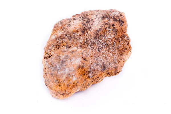 Makro mineral taş hemimorphite beyaz bir arka plan üzerinde — Stok fotoğraf