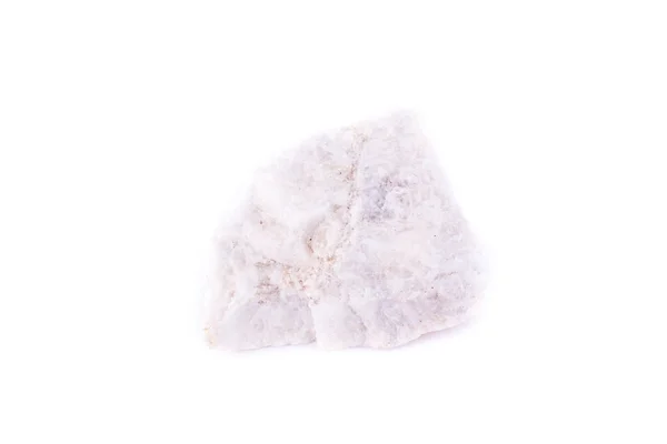 白い背景の上の石のマクロ ミネラル ウォラスト ナイト — ストック写真