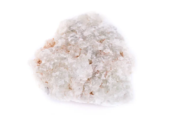 Stone mineralne Prehnit makro na białym tle — Zdjęcie stockowe