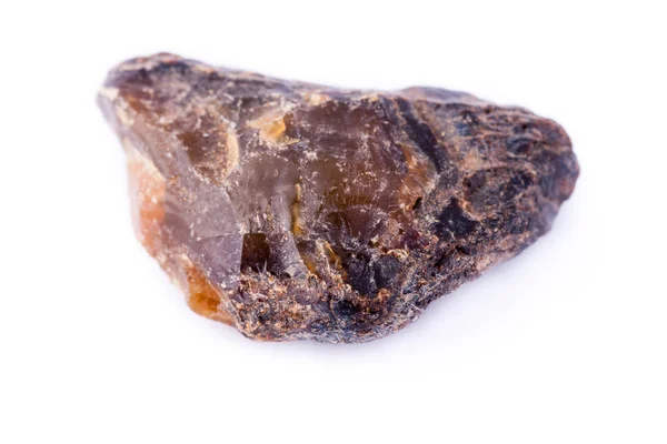 Makro Minerální kámen septarian na bílém pozadí — Stock fotografie