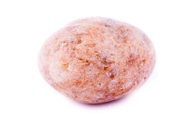 Makro mineral taş kuvars beyaz zemin üzerine sarı