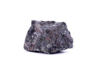 Makro mineral taş apophyllite beyaz bir arka plan üzerinde