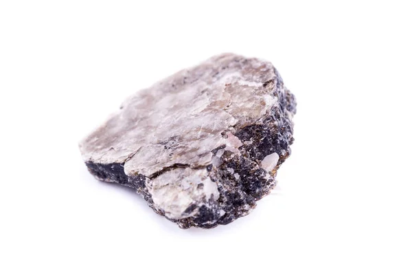 Макро мінеральний кам'яний гуландіт на білому тлі — стокове фото