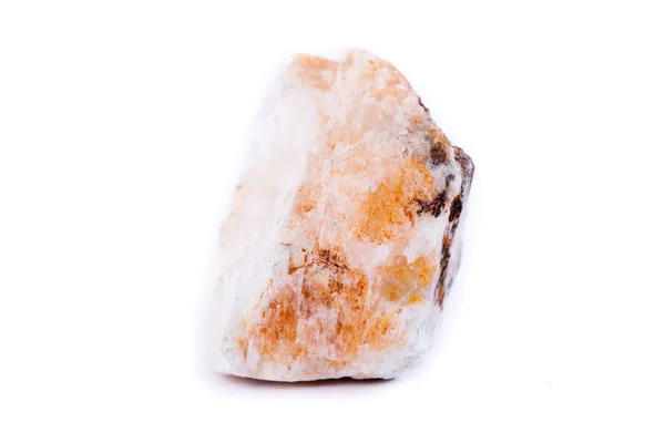 Makro mineral sten petalite på en vit bakgrund — Stockfoto
