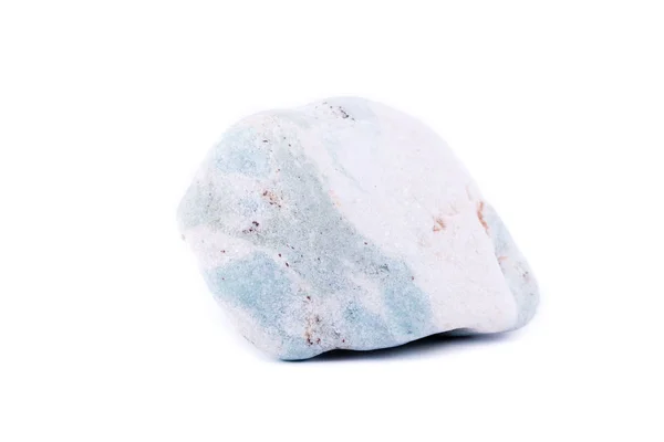 マクロ ミネラル aniolite (Aniol) 石の上に白い背景 — ストック写真