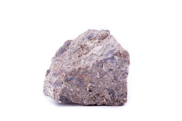 Makromineralien Vanadinit Stein auf weißem Hintergrund — Stockfoto