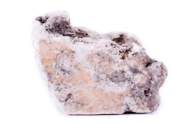 Makromineral Phlogopit Stein auf weißem Hintergrund — Stockfoto