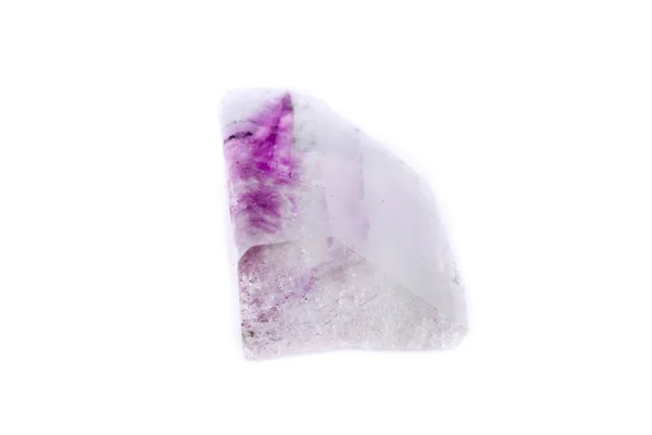 Makro mineral stenen fluorit på vit bakgrund — Stockfoto