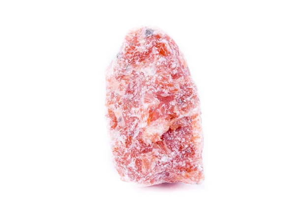 Makró, narancssárga és piros kalcit ásványi kő — Stock Fotó