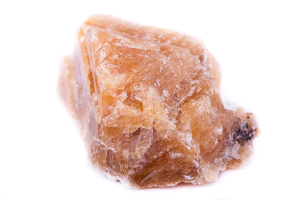 Pietra minerale di calcite macrogialla — Foto Stock
