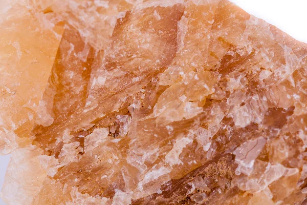 Pietra minerale di calcite macrogialla — Foto Stock