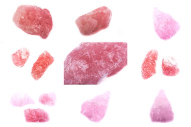 Taş mineral Pembe Kuvars topluluğu