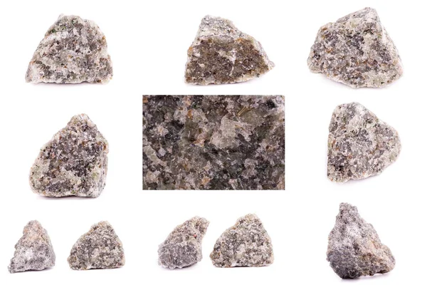 Колекція кам'яного мінералу Олів'є — стокове фото