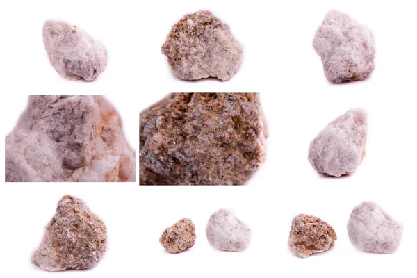 Коллекция каменных минералов Albit — стоковое фото