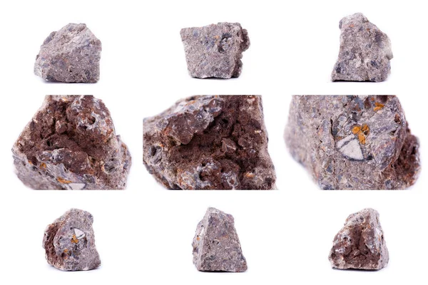Коллекция каменного минерала Ванадинит — стоковое фото