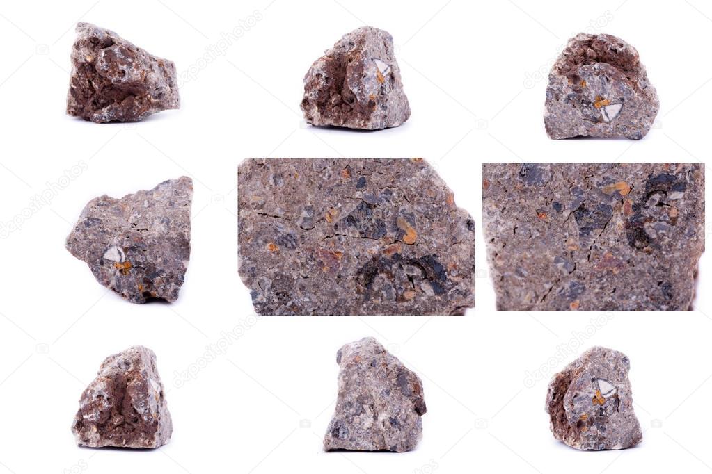 Collection of stone mineral Vanadinite