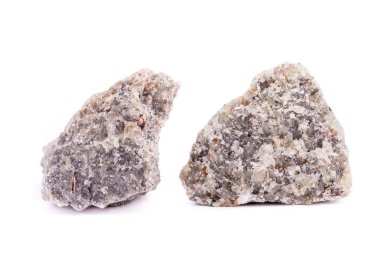 Makro mineral taş olivin beyaz arka plan üzerinde