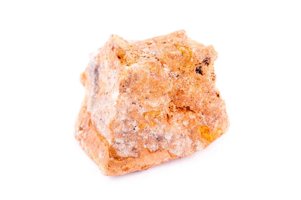 宏观矿物石 Sphallerite 白色背景上 — 图库照片