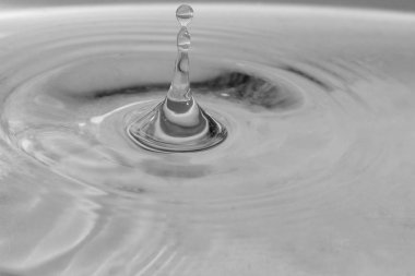 suya düşen damlalar