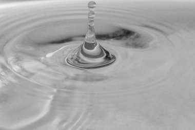 suya düşen damlalar