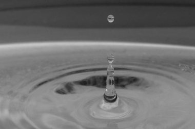 suya düşen damlalar