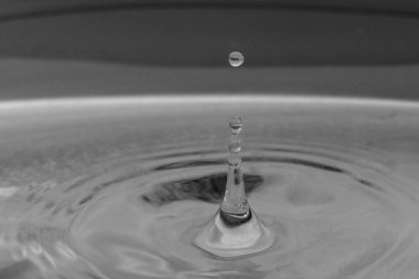 suya düşen damlalar