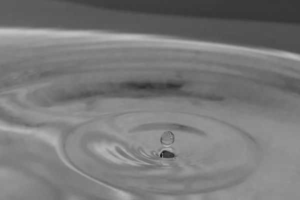 물에 떨어지는 방울 — 스톡 사진
