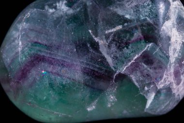 Makro mineral florit taşı arka plan beyaz