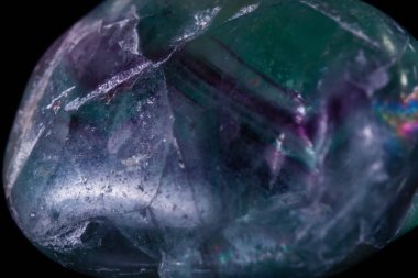 Makro mineral florit taşı arka plan beyaz