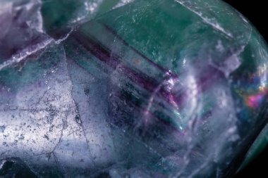 Makro mineral florit taşı arka plan beyaz