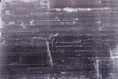 Makro mineral taş selenit siyah arka plan üzerine