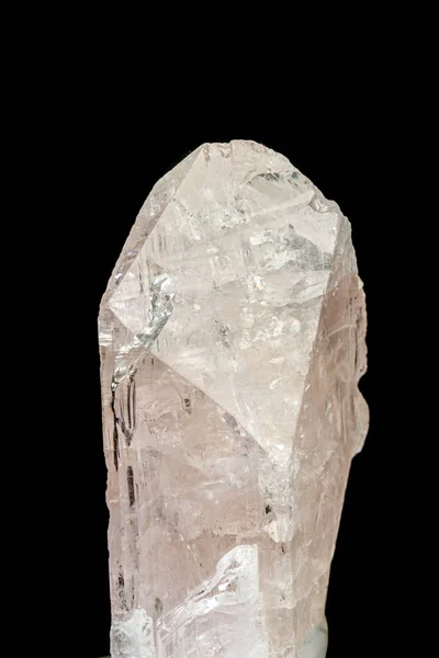 Macro mineral stone Danburite on a black background — Stock Photo, Image