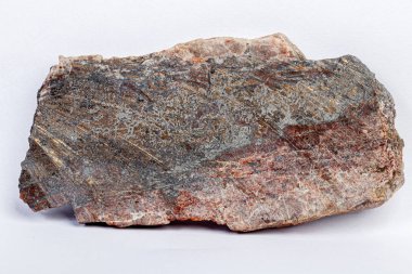 Hartenstein schacht 'ın beyaz sırtındaki makro mineral bizmut taşı.