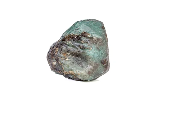 Macro pierre minérale alexandrite bleuâtre - vert avec fluorescent — Photo