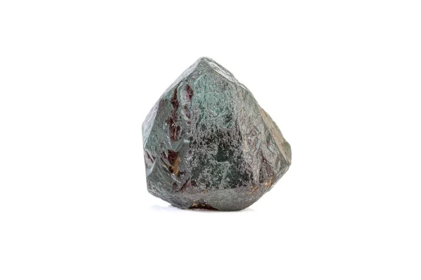 Макро минеральный камень александритовый голубовато-зеленый с флуоресцентным — стоковое фото