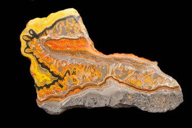 Gri arka planda Macro mineral taşı 