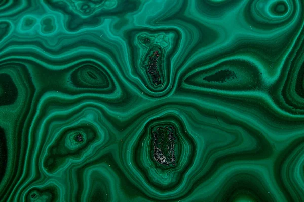 Macro Mineral Stone Malachite White Background Close — Stock Photo, Image