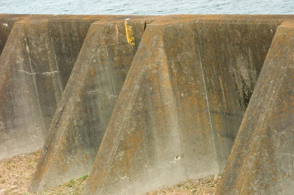 Buhnen zum Schutz der Flüsse — Stockfoto