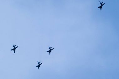 Jet avcı uçağı uçuş oluşumu