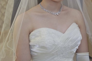 Gelin görüntü, zarif, parlak görkemli ve şık çok güzel düğün