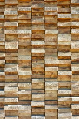 Son derece sıkı bir şekilde yığılmış ahşap plakalar