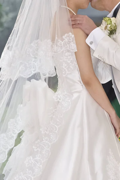 Brautbild Prächtige Und Elegante Sehr Schöne Hochzeit — Stockfoto