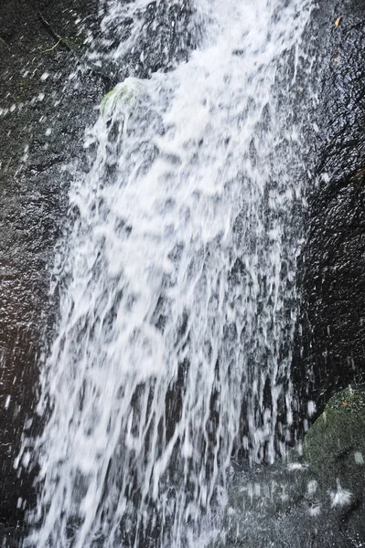 Salpicos Cachoeiras Vigorosamente Espalhadas — Fotografia de Stock