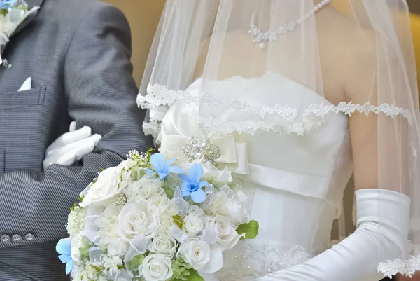 Brautbild Prächtige Und Elegante Sehr Schöne Hochzeit — Stockfoto