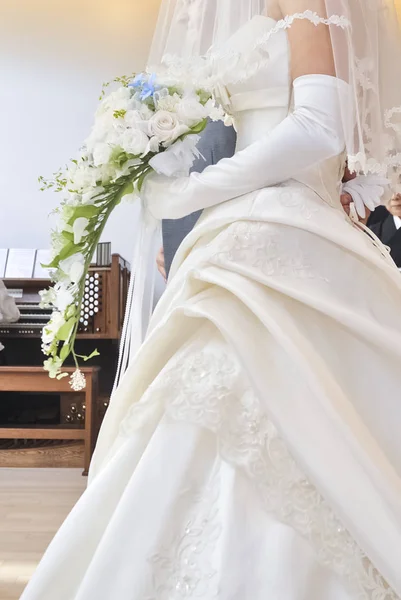 Bröllopsbild Utmärkt Och Elegant Mycket Trevligt Bröllop — Stockfoto