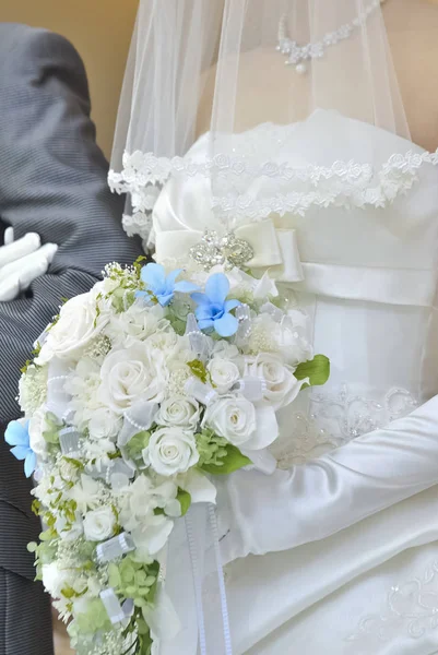 Brautbild Prächtige Und Elegante Sehr Schöne Hochzeit — Stockfoto