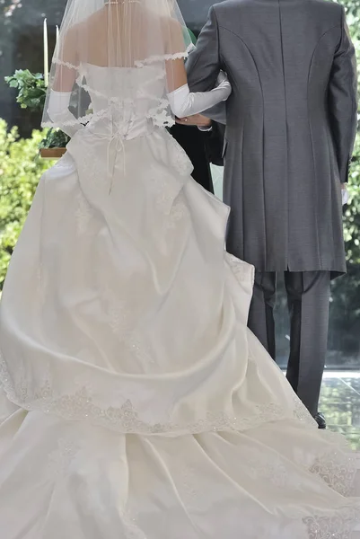 Gelin Imajı Görkemli Zarif Çok Güzel Bir Düğün — Stok fotoğraf