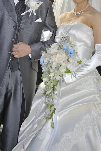 ブライダル画像 素晴らしいとエレガントな非常に素敵な結婚式 — ストック写真