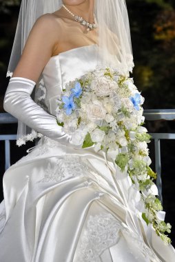 Gelin imajı, görkemli ve zarif çok güzel bir düğün.